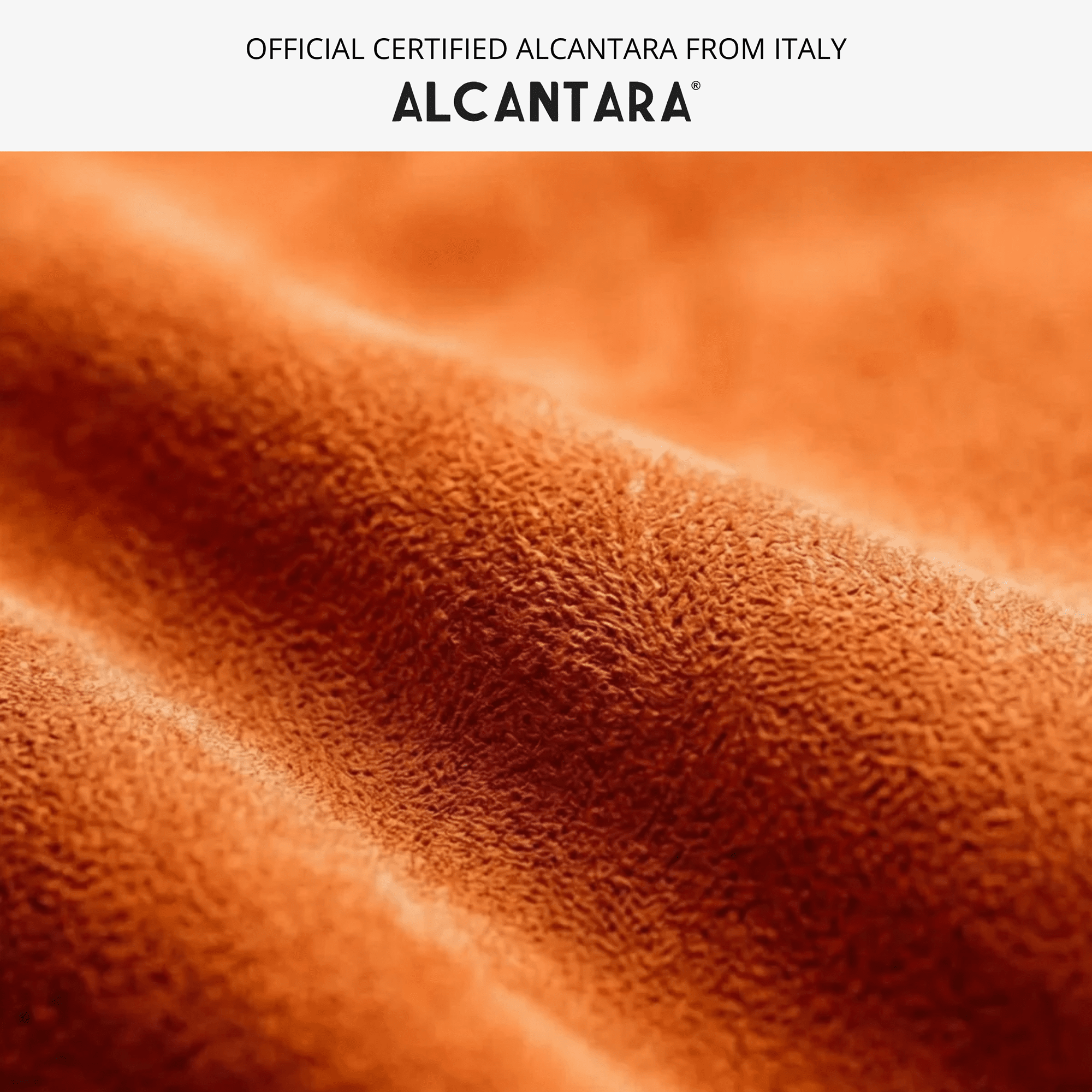 Alcantara MagSafe Wallet - Orange - Alcanside