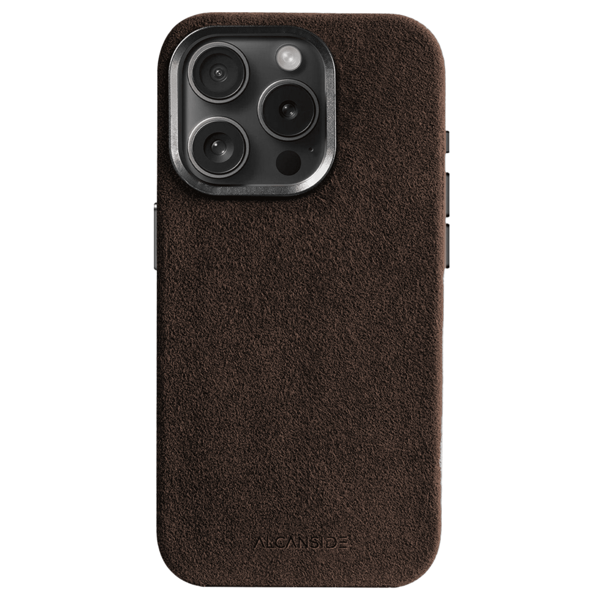 iPhone 15 Pro - Alcantara Case - Chocolate Brown - Alcanside