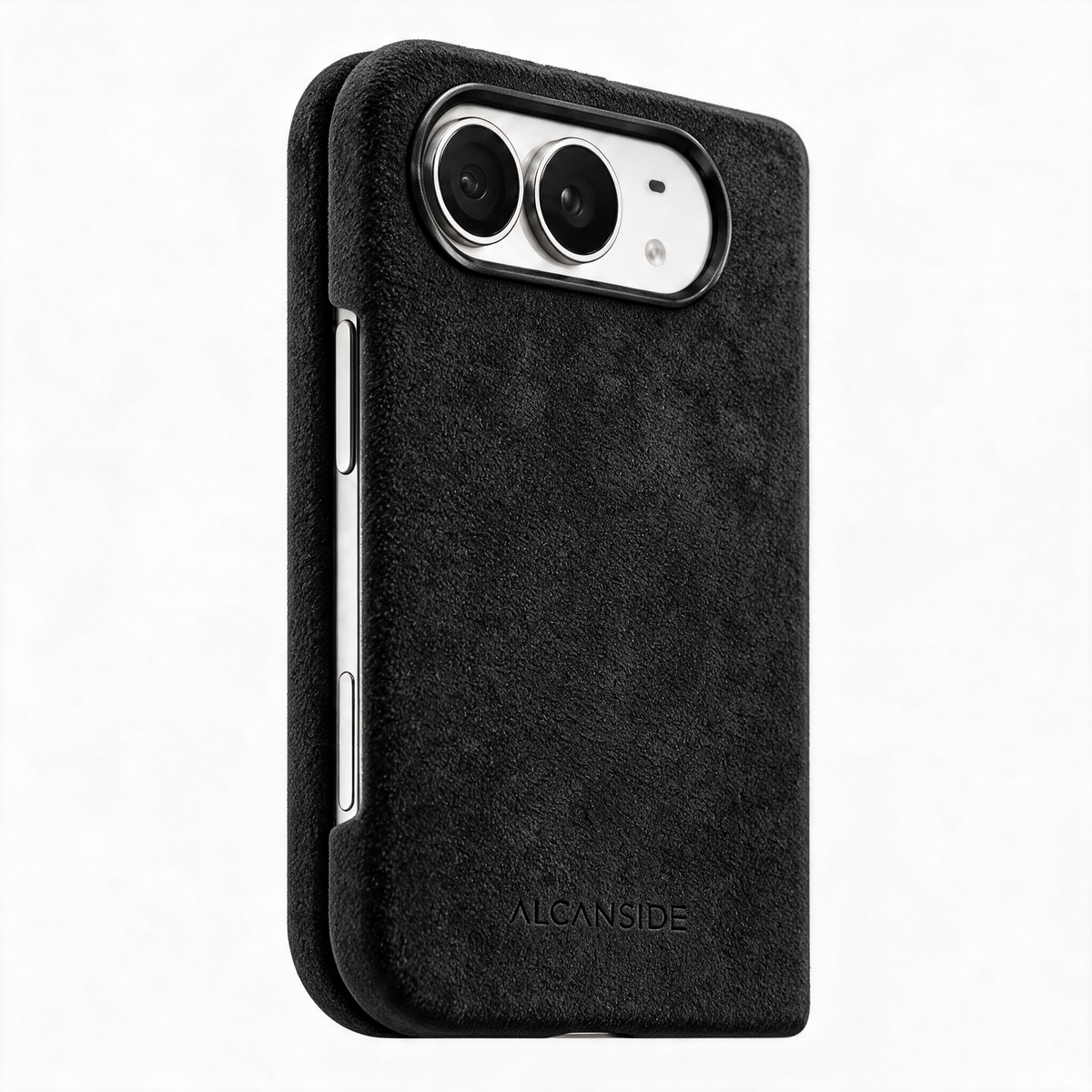 iPhone Duo - Alcantara Case - Deep Black - Alcanside