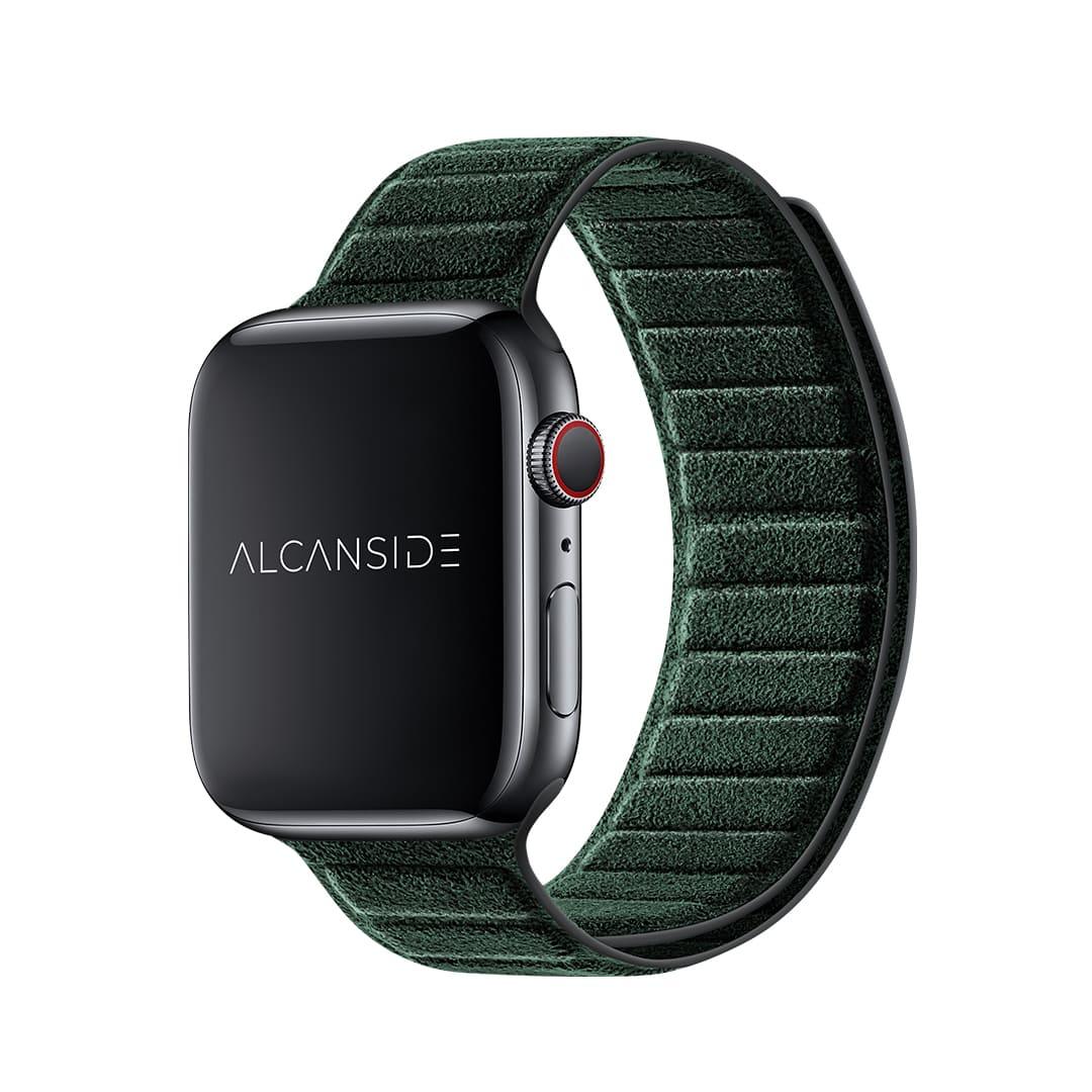 Alcantara Apple Watch Band - Midnight Green - 38/40/41/42mm - Alcanside