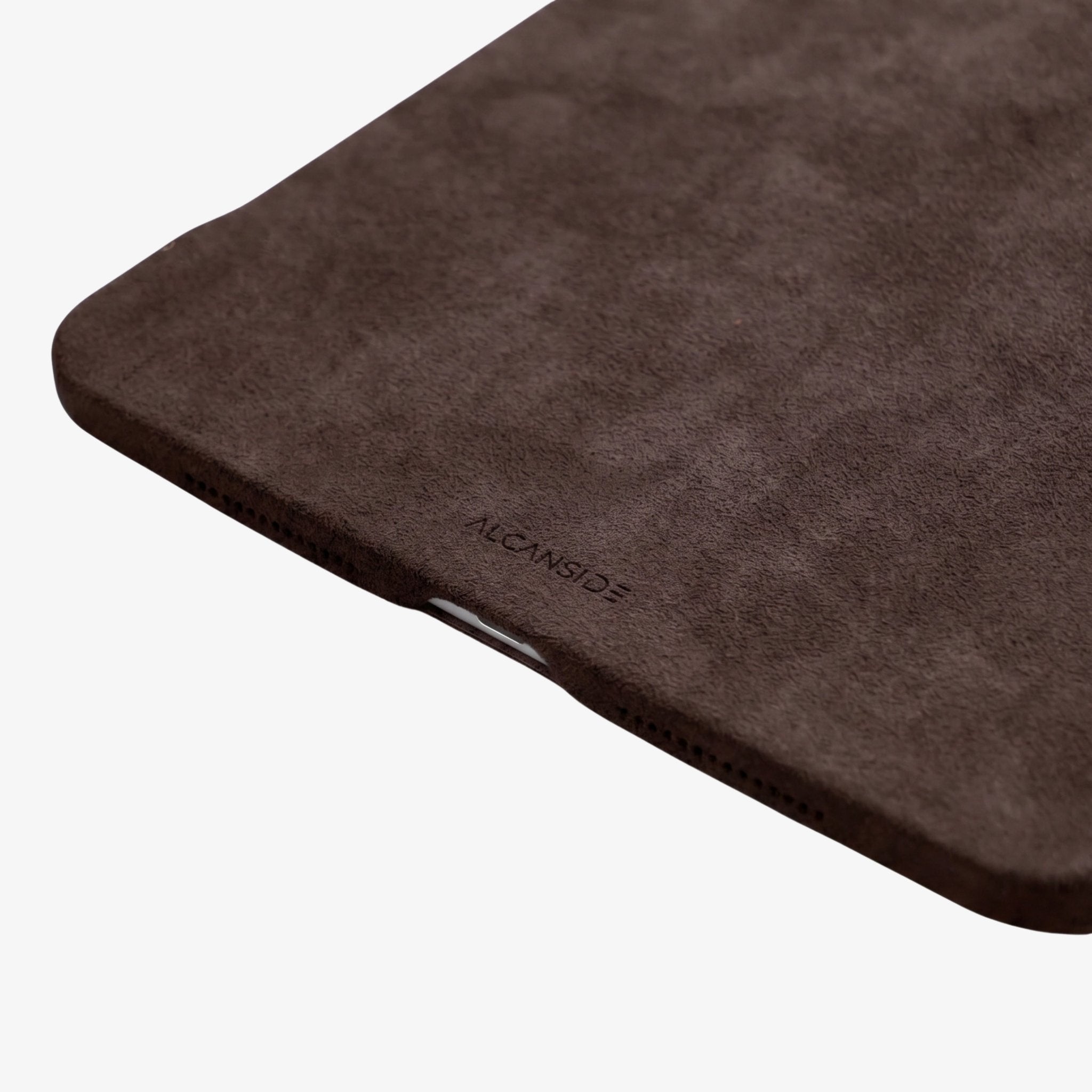 Alcantara iPad Cover - For iPad Pro (11 inch) - Chocolate Brown - Alcanside