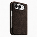 iPhone Duo - Alcantara Case - Chocolate Brown