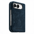 Navy Blue Alcantara case for iPhone Duo, product image 1