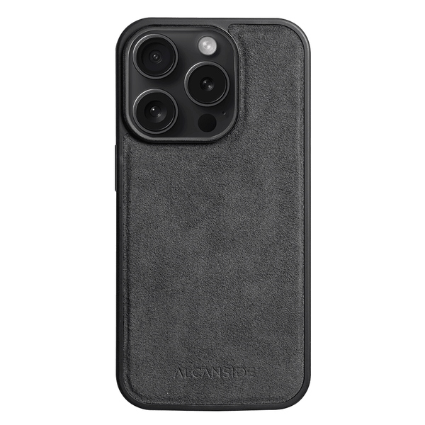 iPhone 12 & 12 Pro - Alcantara Back Cover - Space Grey