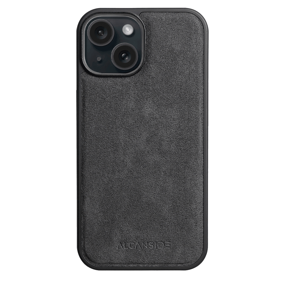 iPhone 14 - Alcantara Back Cover - Space Grey - Alcanside