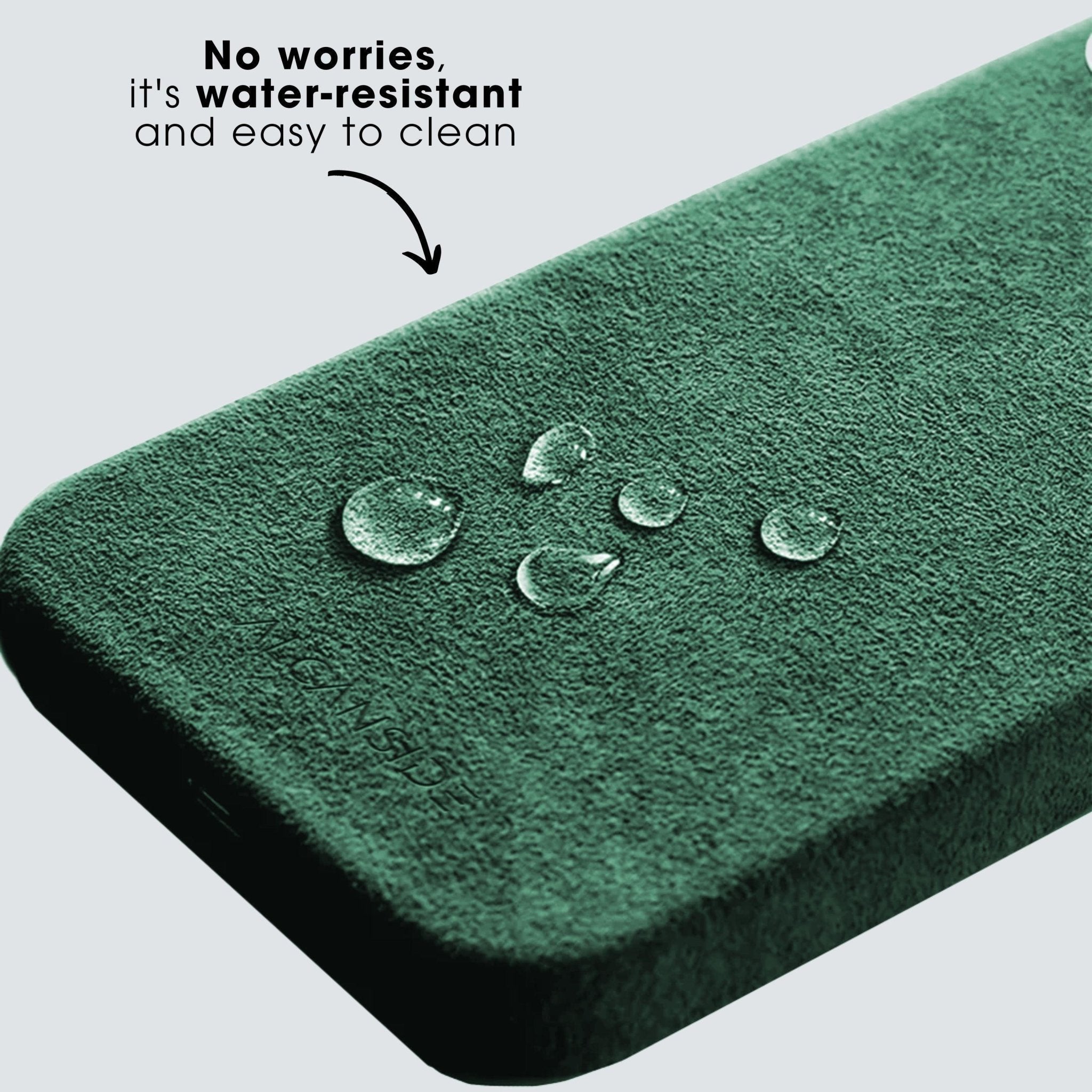 iPhone 14 - Alcantara Case - Midnight Green - Alcanside