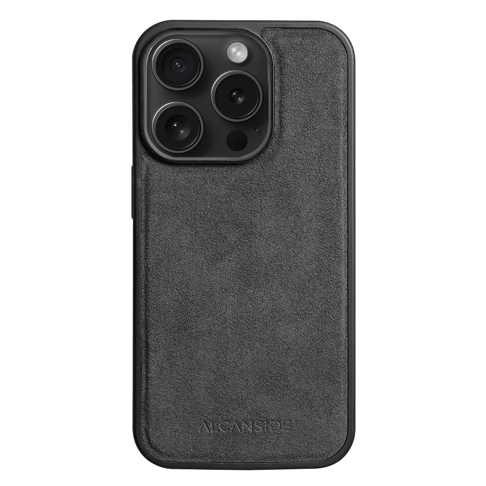 iPhone 14 Pro Max - Alcantara Back Cover - Space Grey - Alcanside