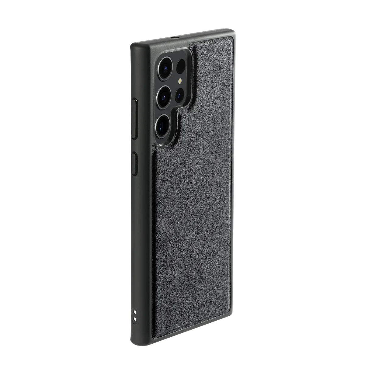 Samsung Galaxy S23 Ultra - Alcantara Back Cover - Space Grey - Alcanside